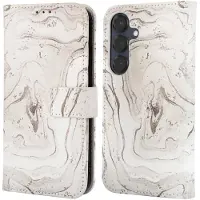 IMoshion Étui de télephone portefeuille Design pour Samsung Galaxy S25 - Sandy Marble