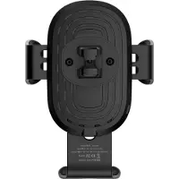 Devia support de voiture Gravité avec prise d'air pour chargement sans fil noir, Adaptateur pour véhicule, Noir
