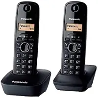 Panasonic KX-TG1612FXH téléphone Téléphone DECT Identification de l'appelant Noir