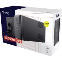 Trust Oxxtron 1000VA UPS Sine Wave Uninterruptible Power Supply 2 AC Sockets Mini Tower
