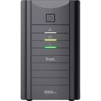 Trust Oxxtron 1000VA UPS Sine Wave Uninterruptible Power Supply 2 AC Sockets Mini Tower