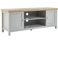 Beliani Meuble Tv Gris Hamp