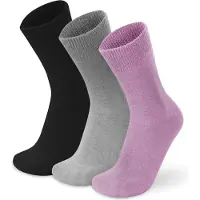 Normani Chaussettes gris / rose / noir