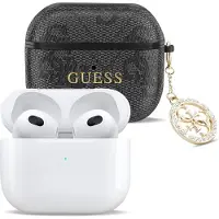 GUESS Étui Pour Airpods 4g Script Pc/pu Charm Airpods 3