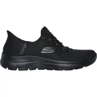SKECHERS Baskets basses 'Slipper Damen 150123 BBK Textil in schwarz' noir