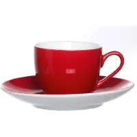 Ritzenhoff & Breker 6x Dessus d'espresso 'Doppio, Tasse, Rouge