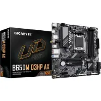 Gigabyte B650M D3HP AX Carte mère - AMD Ryzen série 9000, VRM 5+2+2 phases, jusqu'à 8000 MHz DDR5 (OC), 2xPCIe 4.0 M.2, WIFI 6E, LAN 2,5 GbE, USB 3.2 Gen 1
