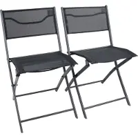 VCM Set De 2 Chaises De Balcon Pliantes Chaise De Jardin Pliante Camping Chaise Pliante Sumila Set De 2 Chaises De Balcon Pliantes Chaise De Jardin Pliante Camping Chaise Pliante Sumila