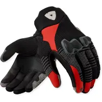 REV'IT! Kinetic 2, gants ,Noir/Rouge ,XL