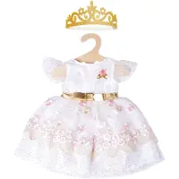 Heless Robe de poupée princesse avec couronne
