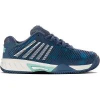 K-swiss Chaussures de Tennis K-Swiss Kids Hypercourt Express 2 HB Indian Teal Star White Moonstruck-Taille 35
