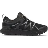 Columbia - Chaussures de randonnée journée imperméable - Peakfreak Roam Waterproof Black Silver Grey pour Homme en Cuir - Taille 43 - Noir