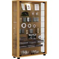 VCM Bois verre vitrine de collection vitrine de verre vitrine stand vitrine Lumo Mini Bois verre vitrine de collection vitrine de verre vitrine stand vitrine Lumo Mini
