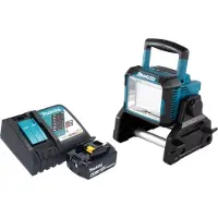 Makita DEADML 811 RG1 Projecteur de chantier sans fil 14,4 / 18 V 3000 lm LED + 1x batterie 6,0 Ah + chargeur