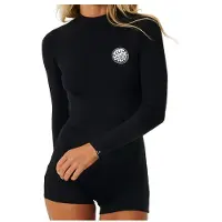 Rip Curl Shorty Uv à Manches Longues Avec Zip Dorsal Premium Boyleg