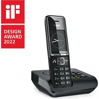 Gigaset Téléphone analogique GIG550AMBLK DECT avec identification de l'appelant Noir Vendu en catégorie B 4250366866109