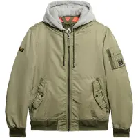 Superdry Veste mi-saison 'Ma1' gris clair / olive
