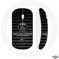 MANIACASE Souris Sans Fil - - Paris Saint Germain - Multicolore - Compatible Mac et PC - USB Wifi