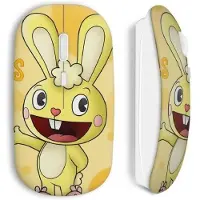 MANIACASE Souris sans Fil - - Happy Tree Friends - Jaune - USB - Wi-Fi