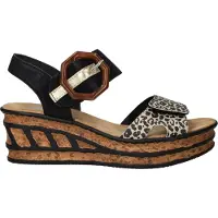 Rieker Sandales beige / noir