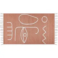Beliani Tapis Orange 80 x 150 cm YAVU (80 x 150 cm)