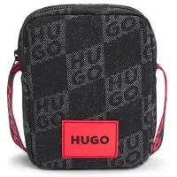 HUGO Sac messenger à imprimé logo revisité pour enfant