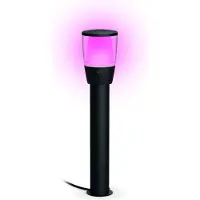 WiZ Connected WiZ Elpas - Poteau de Jardin - Lumière Colorée et Blanche - Noir - Kit de Démarrage
