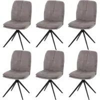Mendler Chaise de salle à manger -M68 (lot de 6)