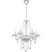 Eglo Lustre Basilano 1 72cm 6 gris clair