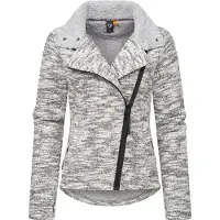 Ragwear Veste en polaire 'Saskie' gris chiné
