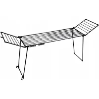 Promis MONZA séchoir à linge extensible+ 2 ailes grand noir
