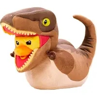 TUBBZ Peluche - Jurassic Park - Vélociraptor - 24cm - Multicolore - Officiel