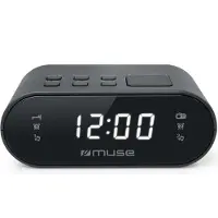 Muse M-10 CR - Radio-réveil compact Noir