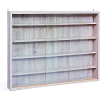 Interlink Publishing Vitrine suspendue Collecty - chêne