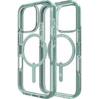 Zagg Coque Santa Cruz Snap avec MagSafe pour Apple iPhone 16 Pro - Clear / Green