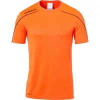 Uhlsport Stream 22 Maillot manches courtes homme - Orange fluo / Noir
