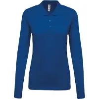 Kariban Polo piqué manches longues femme Navy - Kariban K257 - Taille 3XL