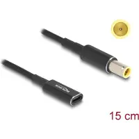 DeLOCK Adaptateur secteur - 24 broches USB-C (W) vers prise CC 7,9 x 5,5 mm (M)