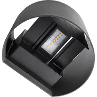Nordlux Applique Milda IP44, Variante : 100 mm x 112 mm, LED, 200 lm, 3000 K, anthracite