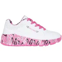 SKECHERS Baskets Basse à lacets Juniors Uno Lite-Lovely Luv