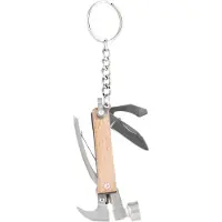 Kikkerland multitool Mini Marteau 3,4 x 13 cm bois/acier inoxydable naturel