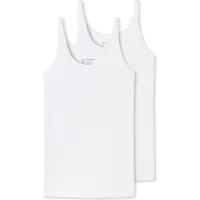 Schiesser Maillot de Corps Schiesser Femme 174389 White (2-Pièces)-Taille 36