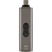 Transcend ESD330C, 1 To, USB type C, 1050 Mo/s, 10 Gbit/s, protection par mot de passe, marron, gris