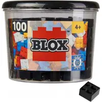 Simba - 104114114 - Ensemble De Blocs De Construction - Blox 4 - 100 Pièces - Noir