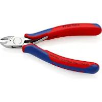 Knipex 77 02 120 H - Pince coupante de côté pour l'électronique à tranchants au carbure rapportés
