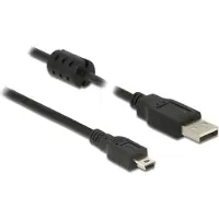 DeLOCK 84912 câble USB USB 2.0 1 m USB A Mini-USB B Noir