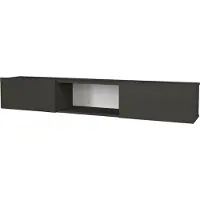 En.casa Meuble TV 'Paltamo' 180x31x29,5cm Anthracite