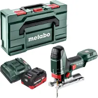 Metabo ST 18 L 90 Scie sauteuse sans fil 18 V 90 mm + 1x batterie LiHD 5,5 Ah + chargeur + Metabox