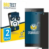 BROTECT Film anti-regards Anti-Spy Privacy Film de protection contre la lumière bleue (Sony Xperia XZ1 Compact), Téléphone portable : film de protection, Bleu