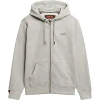 Superdry Veste de survêtement 'Essential' gris clair